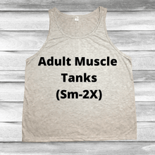 Load image into Gallery viewer, Rockin D Designs & Sublimation LLC Apparel & Accessories Adult Unisex Sublimation Muscle Tank-Tops (Sm-2X)