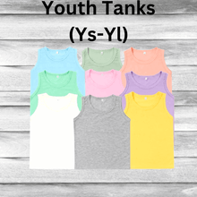 Load image into Gallery viewer, Rockin D Designs & Sublimation LLC Apparel & Accessories Youth Unisex Sublimation Tank-Tops (Sm-Large)