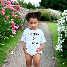 Load image into Gallery viewer, Rockin D Designs & Sublimation LLC Baby & Toddler New Sizing short sleeve sublimation baggy romper (0/3m-4T)