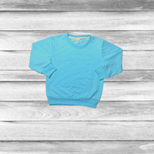 Load image into Gallery viewer, Rockin D Designs &amp; Sublimation LLC Baby &amp; Toddler Outerwear 2t / Sky Blue Toddler-Blank Sublimation Sweatshirts (2T-5T)
