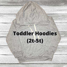 Load image into Gallery viewer, Rockin D Designs & Sublimation LLC Baby & Toddler Toddler-Blank Colored Sublimation Hoodies (2T-5T)