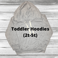 Load image into Gallery viewer, Rockin D Designs &amp; Sublimation LLC Baby &amp; Toddler Toddler-Blank Colored Sublimation Hoodies (2T-5T)

