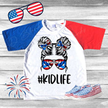 Load image into Gallery viewer, Rockin D Designs & Sublimation LLC Baby & Toddler Toddler Freedom Sublimation Unisex Raglan's (2t-5t)