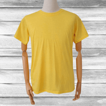 Load image into Gallery viewer, Rockin D Designs &amp; Sublimation LLC Shirts 2X / Yellow Adult-Blank Unisex Colored Sublimation T-shirts (2X &amp; 3X)
