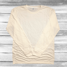 Load image into Gallery viewer, Rockin D Designs & Sublimation LLC Shirts Med / Cream Adult-Blank Unisex Colored Long Sleeve Sublimation Shirts (Sm-3X)