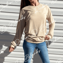 Load image into Gallery viewer, Rockin D Designs & Sublimation LLC Shirts Med / Tan Adult-Blank Unisex Colored Long Sleeve Sublimation Shirts (Sm-3X)
