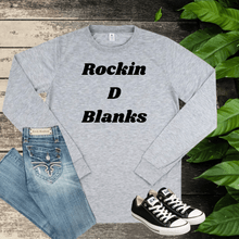 Load image into Gallery viewer, Rockin D Designs & Sublimation LLC Shirts Small / Grey Adult-Blank Unisex Colored Long Sleeve Sublimation Shirts (Sm-3X)