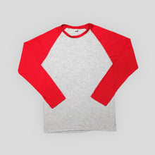 Load image into Gallery viewer, Rockin D Designs & Sublimation LLC Shirts & Tops Adult Red/Black Long-Sleeve Sublimation Raglan (Sm-2X)