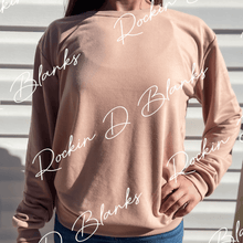 Load image into Gallery viewer, Rockin D Designs & Sublimation LLC Shirts & Tops Medium / Sand Adult-Sublimation Blank Colored Sweatshirts (Sm-3X)