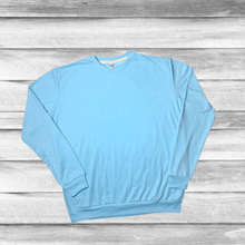 Load image into Gallery viewer, Rockin D Designs & Sublimation LLC Shirts & Tops Medium / Sky-Blue Adult-Sublimation Blank Colored Sweatshirts (Sm-3X)