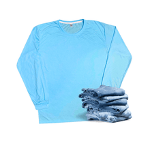 Load image into Gallery viewer, Rockin D Designs & Sublimation LLC Shirts XL / Sky-Blue Adult-Blank Unisex Colored Long Sleeve Sublimation Shirts (Sm-3X)