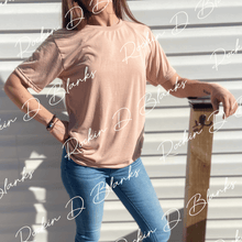 Load image into Gallery viewer, Rockin D Designs & Sublimation LLC T-Shirt Medium / Sand Adult-Blank Unisex Sublimation Colored T-shirts (Sm-XL)