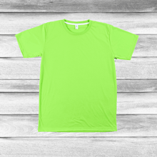 Load image into Gallery viewer, Rockin D Designs &amp; Sublimation LLC T-Shirt Small / Neon Green Adult-Blank Unisex Sublimation Colored T-shirts (Sm-XL)
