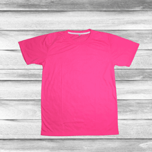 Load image into Gallery viewer, Rockin D Designs & Sublimation LLC T-Shirt Small / Neon Pink Adult-Blank Unisex Sublimation Colored T-shirts (Sm-XL)