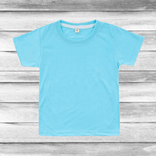 Load image into Gallery viewer, Rockin D Designs & Sublimation LLC T-Shirt Small / Sky Blue Youth-Sublimation Blank Colored T-Shirts (Sm-Large)