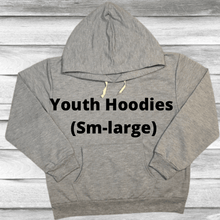 Load image into Gallery viewer, Rockin D Designs &amp; Sublimation LLC Youth-Blank Colored Sublimation Hoodies (Sm-Large)
