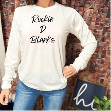 Load image into Gallery viewer, Rockin D Designs & Sublimation LLC Shirts Adult-Blank Colored Long Sleeve Sublimation Shirts (Sm-2X)