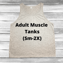 Load image into Gallery viewer, Rockin D Designs &amp; Sublimation LLC Apparel &amp; Accessories Adult Unisex Sublimation Muscle Tank-Tops (Sm-2X)
