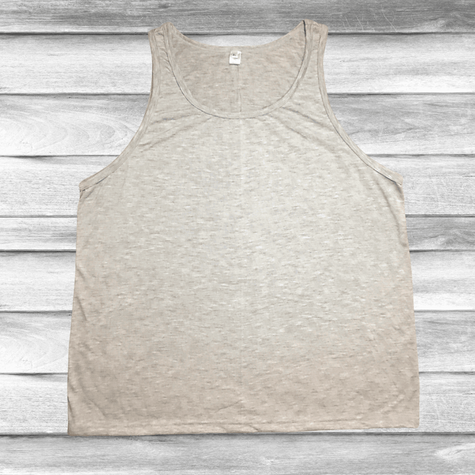 Rockin D Designs & Sublimation LLC Apparel & Accessories Small / Grey Adult Unisex Sublimation Muscle Tank-Tops (Sm-2X)