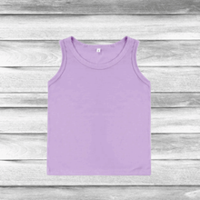 Load image into Gallery viewer, Rockin D Designs &amp; Sublimation LLC Apparel &amp; Accessories Small / Lavender Youth Unisex Sublimation Tank-Tops (Sm-Large)
