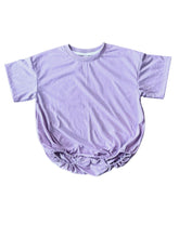 Load image into Gallery viewer, Rockin D Designs &amp; Sublimation LLC Baby &amp; Toddler 3/6m / Lavender New Sizing 100% Polyester Short Sleeve Baggy Baby Romper  (0/3m-4T)
