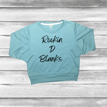 Load image into Gallery viewer, Rockin D Designs &amp; Sublimation LLC Clothing Accessories Med / Teal Youth-Blank Sublimation Sweatshirts (Sm, Med, &amp; Large)
