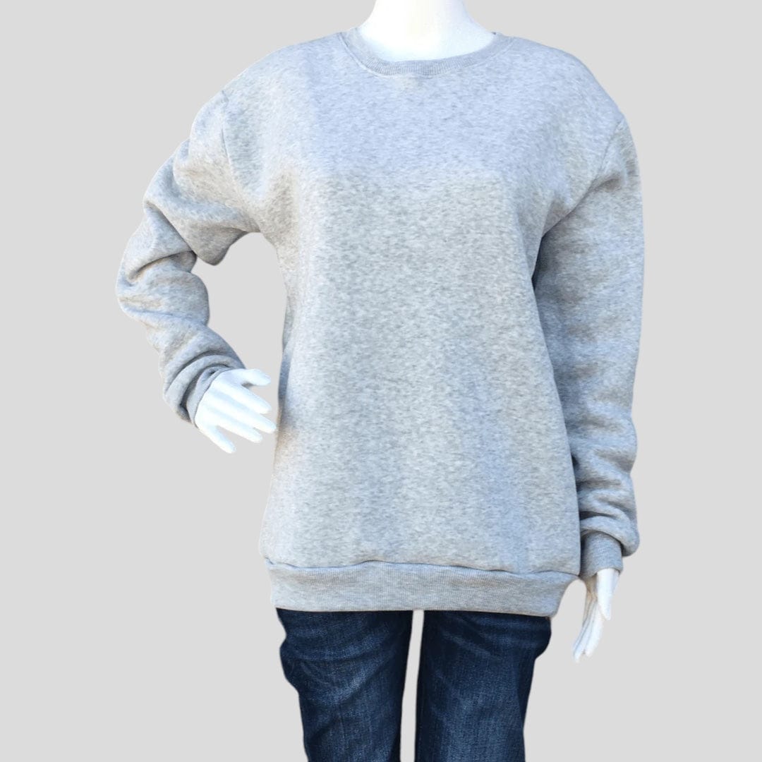 Adult Polyester Sublimation Fleece Sweatshirt
