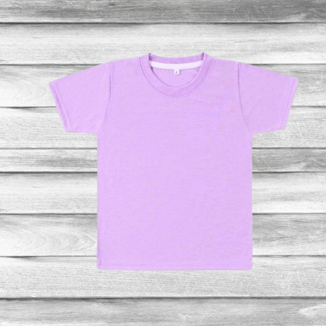 Toddler-Sublimation Blank 100% Polyester Colored T-shirts (2T-5T) 4T / Lavender