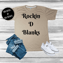 Load image into Gallery viewer, Rockin D Designs &amp; Sublimation LLC T-Shirt Medium / Mocha Adult-Blank Unisex Sublimation Colored T-shirts (Sm-XL)
