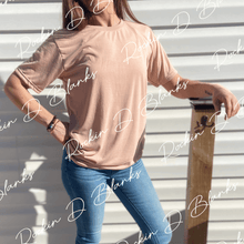 Load image into Gallery viewer, Rockin D Designs &amp; Sublimation LLC T-Shirt Medium / Sand Adult-Blank Unisex Sublimation Colored T-shirts (Sm-XL)
