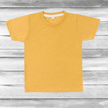 Load image into Gallery viewer, Rockin D Designs &amp; Sublimation LLC T-Shirt Small / Mustard Adult-Blank Unisex Sublimation Colored T-shirts (Sm-XL)

