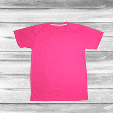 Load image into Gallery viewer, Rockin D Designs &amp; Sublimation LLC T-Shirt Small / Neon Pink Adult-Blank Unisex Sublimation Colored T-shirts (Sm-XL)
